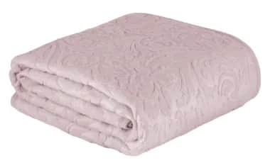 Пледы Плед Arya С Тиснением 220x240 Valencia Сухая Роза - изображение 2