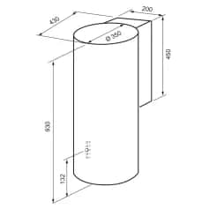 Вытяжка KRONA TINA 350 WHITE 3P - изображение 3