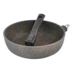 Сковороды и крышки Сотейник TVS ART GRANIT INDUCTION 26см, съемная ручка (арт. ATI-2026) - изображение 2