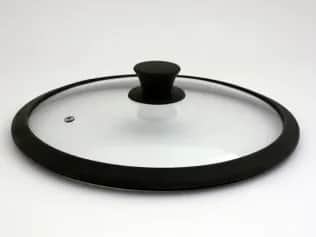 Сковороды и крышки Крышка стеклян. с силиконобод 24см черная (арт.4824BL) - изображение 1