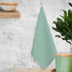 Полотенца, салфетки кухонные ПОЛОТЕНЦЕ С ПЕТЕЛЬКОЙ КИПЕРНАЯ ЛЕНТА,( МЕНТОЛОВЫЙ), 45*60 ,ПАКЕТ ,ФЛАЕР. АРТ.01028 - изображение 1