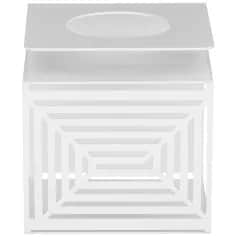 Подсвечник Подсвечник Лабиринт 7*7*7,5 см, бел. (арт. 898-175) - изображение 2
