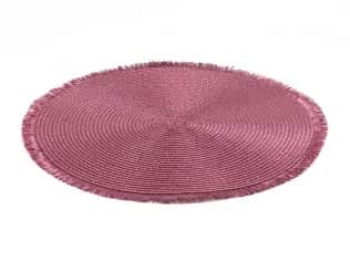 Коврики сервировочные Салфетка под столовые приборы Arya Круглая 38 Q Rival Фуксия - изображение 1