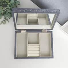 Шкатулки ШКАТУЛКА ДЛЯ УКРАШЕНИЙ ЛИСТЬЯ НА СЕРОМ 7Х16,3Х22,3 СМ, ДЕРЕВО 5240640 - изображение 2