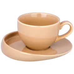 Чайныекофейные наборы Чайная пара Bronco Fusion 220 мл, крем. (кор.=24 наб.) (арт.263-1222) - изображение 1