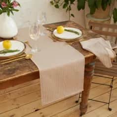 Скатерти, салфетки ДОРОЖКА НА СТОЛ ЭТЕЛЬ 130Х35 СМ, ЦВ. КОФЕЙНЫЙ, 60% ХЛ 40% ПЭ, 370 ГМ2 6705290 - изображение 1