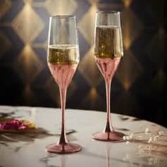 Бокалы и фужеры Набор бокалов для шампанского Электрическая медь 4 шт.*160 мл (арт. O0082) - изображение 2