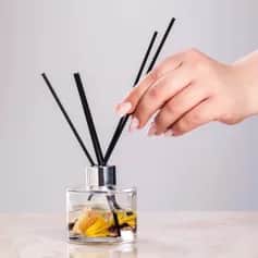 Ароматизаторы Набор фибровых палочек для ароматического диффузора, 25х0,3 см, 10 штук, черный 7304803 - изображение 2