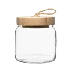Банки для сыпучих продуктов Банка Woody 576 мл с бамбуковой крышкой (43573 SLSt) - изображение 1