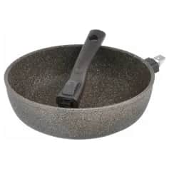 Сковороды и крышки Сотейник TVS ART GRANIT INDUCTION 24см, съемная ручка (арт. ATI-2024) - изображение 3