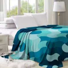 Пледы Плед 180х200см, корал-флис, диз.1911067-7, 165гм, пэ100% 7558381 - изображение 1