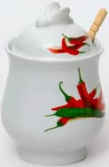 Емкости для сервировки Баночка для мёда с ложкой PARTY TIME Чили (арт. 102-05079) - изображение 2
