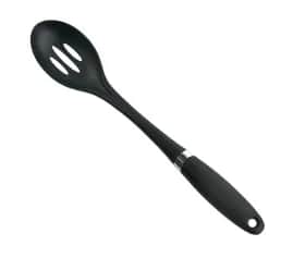 Ложки кухонные Ложка для снятия пены №3 нейлон [BLACK] ручка Soft-touch (арт. AST-004-КП-012) - изображение 1