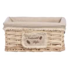 Корзины Корзина стеллажная Natural Life, Д280 Ш190 В130, натуральный - изображение 1