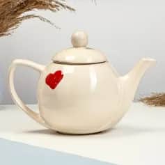 Заварники и френч-прессы Чайник Элегант 1,2 л 14х16,5 см, валентинка 10705512 - изображение 1