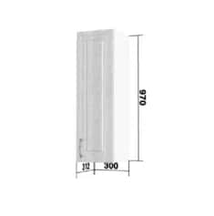 Шкаф кухонный ИТАЛИЯ (ДУБ СВЕТЛЫЙ) - изображение 1