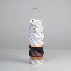 Подарочные пакеты Пакет под бутылку С наилучшими пожеланиями! 37,5х11х9 см 5352454 - изображение 1