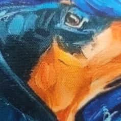 Подушки, наволочки декоративные ПОДУШКА ДЕКОРАТИВНАЯ СОБАКИ ВАН ГОГ, ТАКСА ТКАНЬ: ВЕЛЮРПОПЛИН, РАЗМЕР 40*40, МОЛНИЯ, ВНУТРЕННИЙ ЧЕХОЛ СОСТАВ: 1 СТОРОНА ПОЛИЭСТЕР 80%, ХЛОПОК 20%, 2 СТОРОНА ХЛОПОК 100%, АРТ.0260 - изображение 3