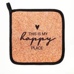 Прихватки, Рукавицы Набор кухонный Пробка варежка-прихватка 20х28см, прихватка 17х17см, 35% хл,65% пэ 6959803 - изображение 2