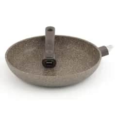 Сковороды и крышки Сковорода TVS ART GRANIT INDUCTION 24см, съемная ручка (арт. ATI-1024) - изображение 4