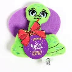 Сувениры Игрушка - магнит Время чудес сейчас. Змея 6,2*7,5 см 10450907 - изображение 1