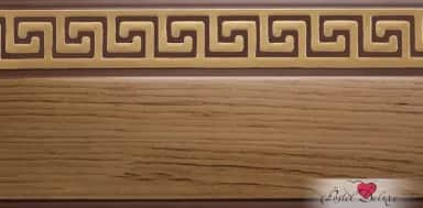 Карнизы для штор Карниз Классика в сборе, 2-х рядный, Кедр Греция, 2,6м (Р) - изображение 1