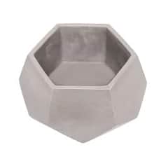 Кашпо, горшки цветочные Кашпо Соты, серый, 0,22л. - изображение 2