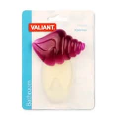 Аксессуары для ванной комнаты Крючок самоклеющийся РАКУШКА красный - изображение 1