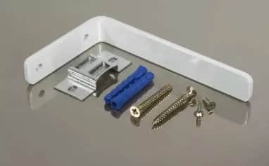 Держатели, подставки Держатель настенный с креплением, белый, 18см 1шт - изображение 1