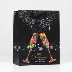 Подарочные пакеты Пакет ламинированный Бокалы 11,5x14,5x6 6854298 - изображение 1