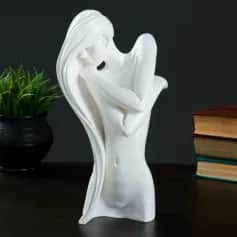 Статуэтки, фигурки Фигура Девушка белая, 27см 4453953 - изображение 1