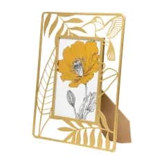 Фоторамки Фоторамка Экзотика Д190 Ш10 В240, металл золотой - изображение 1