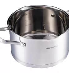 Кастрюли и котлы Кастрюля 2,6 л 18 см со сливом, нерж. сталь (арт.НМ 5618) - изображение 3