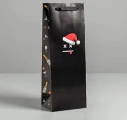 Подарочные пакеты Пакет под бутылку «Похмелье близко», 13×36×10 см 5013010 - изображение 1