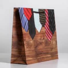 Подарочные пакеты Пакет ламинированный Best man, ML 27х23х8 см - изображение 2