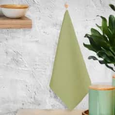 Полотенца, салфетки кухонные ПОЛОТЕНЦЕ С ПЕТЕЛЬКОЙ КИПЕРНАЯ ЛЕНТА,(ФИСТАШКОВЫЙ), 45*60 ,ПАКЕТ ,ФЛАЕР. АРТ.01044 - изображение 1