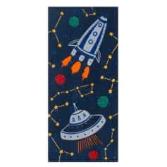 Полотенца для ванной, бани. Полотенце Love Life Космос 70*140 см, велюрмахра 340грм2, 100% хлопок 7364339 - изображение 1