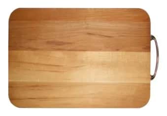 Доски разделочные ДОСКА ПРЯМОУГОЛЬНАЯ СО СКОБОЙ 350Х250 АРТ.01-4 - изображение 1