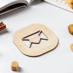 Подставки под горячее Подставка под горячее Сердечко в конверте 9х8,5 см 7653559 - изображение 1