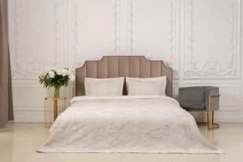 Покрывала Покрывало Arya 230*250 - 2 нав. 50*70 Suwi Бежевый - изображение 1