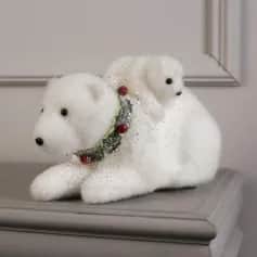 Сувениры Фигура световая Медведь и медвежонок, 28 LED, 26х16х16 см, фиксинг, от батар. (не в компл) 3662099 - изображение 2