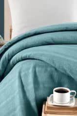 Пледы Плед Arya из Хлопка 160x235 Joyce Мятный - изображение 2