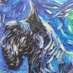 Подушки, наволочки декоративные ПОДУШКА ДЕКОРАТИВНАЯ СОБАКИ ВАН ГОГ, СКОТЧ-ТЕРЬЕР ТКАНЬ: ВЕЛЮРПОПЛИН, РАЗМЕР 40*40, МОЛНИЯ, ВНУТРЕННИЙ ЧЕХОЛ СОСТАВ: 1 СТОРОНА ПОЛИЭСТЕР 80%, ХЛОПОК 20%, 2 СТОРОНА ХЛОПОК 100%, АРТ.0253 - изображение 3