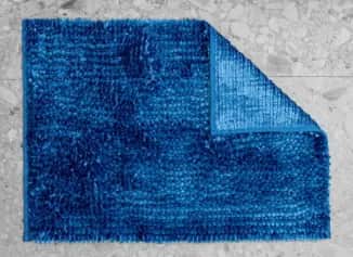 Коврики для ванны Коврик Arya 50x70 Senfoni из Переливающей Синели Синий - изображение 2