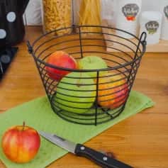 Конфетница Корзина для фруктов 20х20х13 см, цвет черный - изображение 3