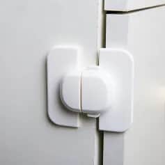 Аксессуары для защиты мебели Блокиратор для выдвижных ящиков, цвет белый - изображение 2