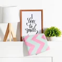 Пледы Плед Экономь и Я Зигзаг (вид 2) 150*130 см, пл.160 гм2, 100% пэ 7449143 - изображение 1