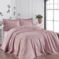 Покрывала Покрывало Arya Жаккард 230X250 Talin Сухая роза - изображение 1