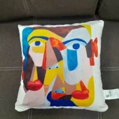 Подушки, наволочки декоративные Подушка декоративная Лицо Пикассо , 40*40, велюр, арт. 15031 - изображение 4