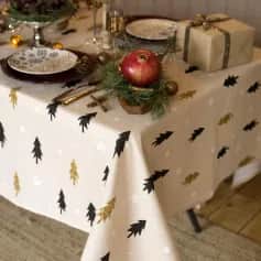 Скатерти, салфетки Скатерть Доляна Christmas mood 146х180 см, 100%хл, рогожка 164 гм2 4980242 - изображение 2